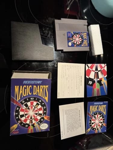 Magic Darts Nintendo Entertainment System Complete in Box CIB Poser