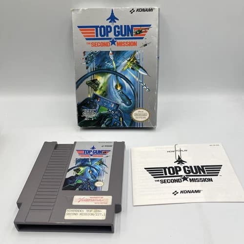 Top Gun (Nintendo Entertainment System, 1987) - Complete In Box Nice