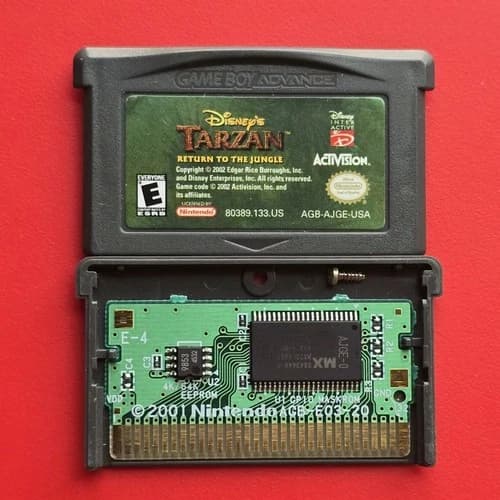 Disney's Tarzan: Return to the Jungle Nintendo Game Boy Advance Cleaned Tested