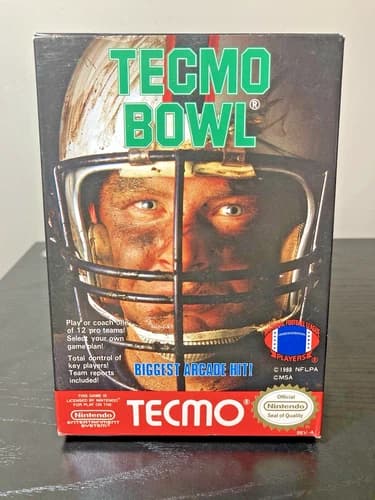 Tecmo Bowl Nintendo NES Authentic Tested& Working