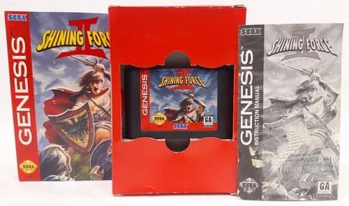 Shining Force II 2 (Sega Genesis, 1994) CIB W/ Instruction Manual Booklet 20353