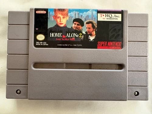 Super Nintendo Game Cartridge - Home Alone 2 Lost In New York