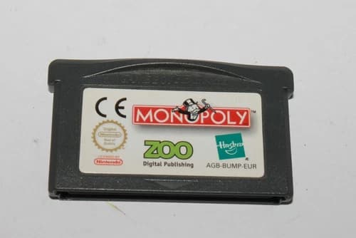Nintendo Gameboy Advance Monopoly Game Cartridge GBA