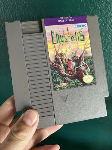 Nintendo NES Crystalis SNK Game Cartridge 1990 Authentic