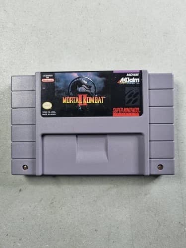 Mortal Kombat II (Super Nintendo SNES, 1994) Cartridge Only - Tested