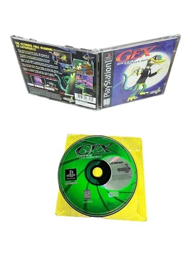 Sony PlayStation 1 PS1 CIB Complete TESTED Gex: Enter the Gecko 1998