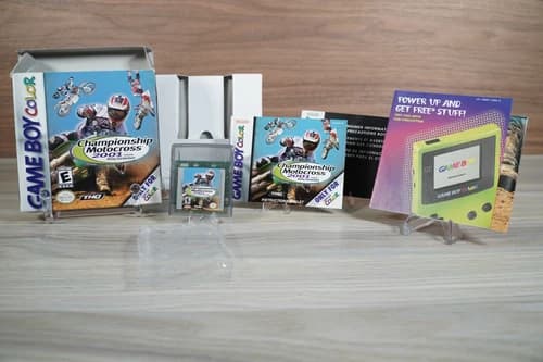 Nintendo Game Boy Color Championship Motocross 2001 - ALL inserts CIB Complete