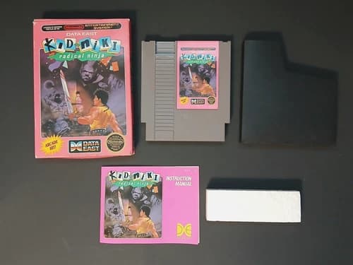 Kid Niki: Radical Ninja (Nintendo NES System, 1987) Complete! CIB Authentic