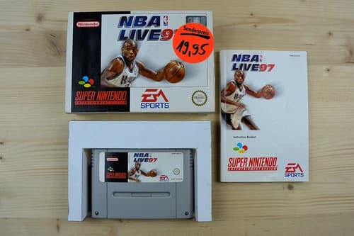 SNES - NBA Live 97 - (CIB, with manual)