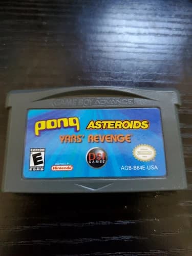 Asteroids/Pong/Yar's Revenge - Nintendo Game Boy Advance