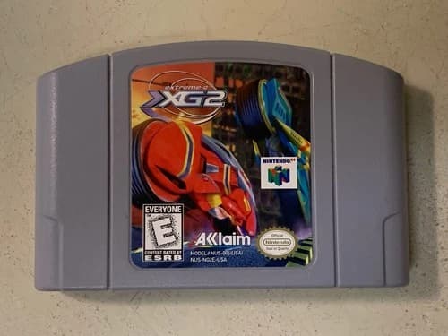 1998 Extreme-G XG2 Nintendo 64 N64 MINT Cartridge OEM Tested