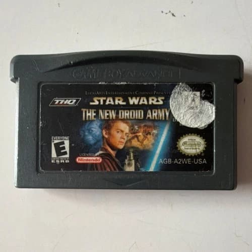 THQ Star Wars: The New Droid Army Nintendo Game Boy Advance Action NTSC-U/C