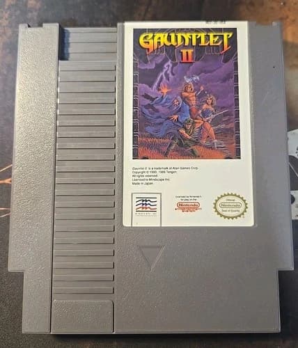 Gauntlet II (Nintendo Entertainment System, 1990) Tested Authentic Cart