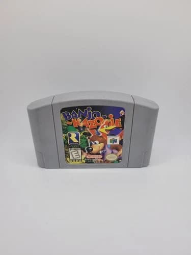 Banjo-Kazooie (Nintendo 64, 1998) N64 Authentic - Tested & Working - Fast Ship!