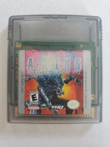 Nintendo Game Boy Color GBC Aliens Thanatos Encounter Cartridge Tested