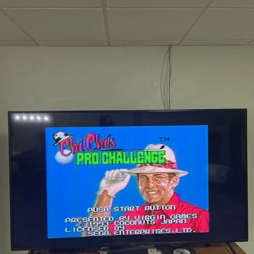 Chi Chi's Pro Challenge Golf Sega Genesis 1993 CIB Tested