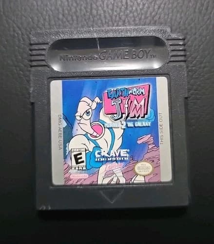 Earthworm Jim: Menace 2 the Galaxy 🔥Tested🔥 (Nintendo Game Boy, 1999)