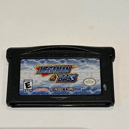 Mega Man and Bass GBA Cartridge (Game Boy Advance, 2003) Authentic tested