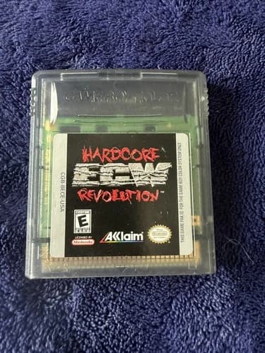 ECW: Hardcore Revolution (Nintendo GameBoy Color, GBC, 2000) Authentic Tested