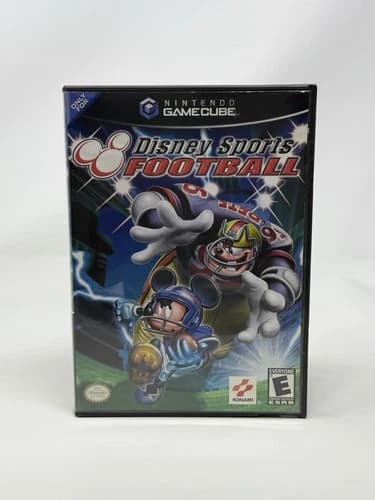 Disney Sports Football Nintendo GameCube Authentic Immaculate Disc Tested Rare