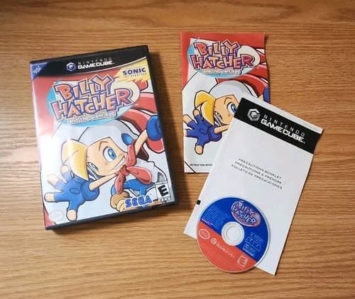 Billy Hatcher and the Giant Egg GameCube CIB Black Label Tested VG+ Free Ship