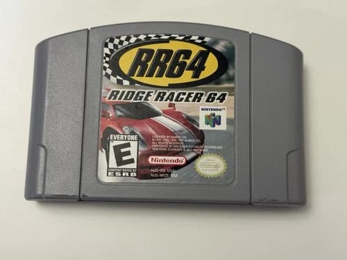 Ridge Racer 64 RR64 Nintendo 64 N64 Authentic Cartridge Tested