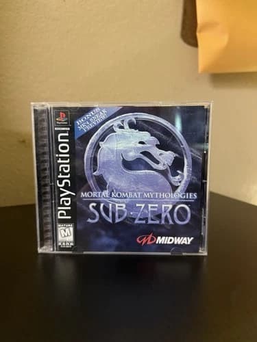 Mortal Kombat Mythologies: Sub Zero (Sony PlayStation 1 PS1, 1997) Complete