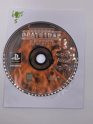 Deathtrap Dungeon (Sony PlayStation 1, PS1) DISC ONLY | NO TRACKING | 6505