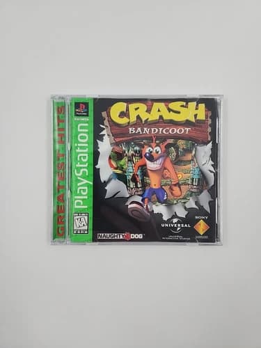 Crash Bandicoot PS1 PlayStation 1 Complete CIB Greatest Hits