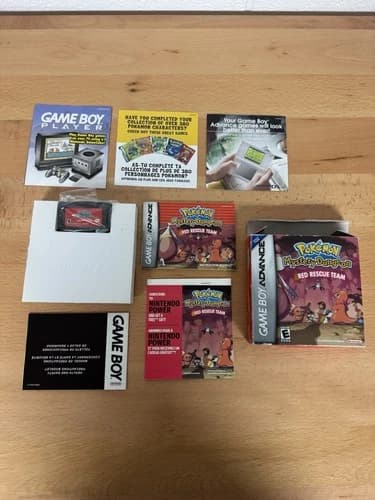 Pokemon Mystery Dungeon: Red Rescue Team (Game Boy Advance, 2006) Complete GBA