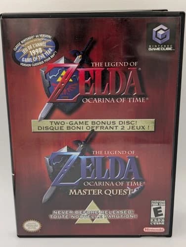 The Legend of Zelda: Ocarina of Time Master Quest - Nintendo GameCube, Complete