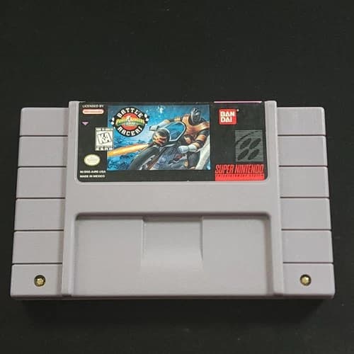 Power Rangers Zeo Battle Racers SNES Game Only NTSC-U/C Tested