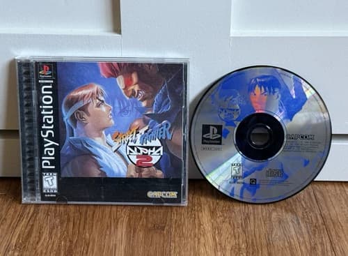 Street Fighter Alpha 2 PlayStation PS1 • CIB Complete w/ Reg Card • SLUS-00258