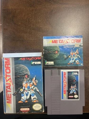 Metal Storm Nintendo NES Complete CIB - RARE