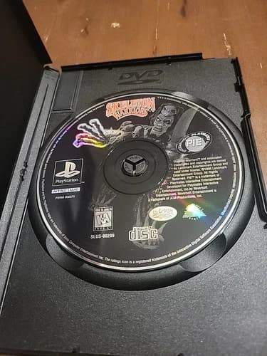 Skeleton Warriors PlayStation 1 PS1 Black Label DISC ONLY, TESTED, AUTHENTIC