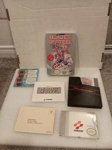 Blades of Steel (Nintendo Entertainment System, 1988) very complete CIB
