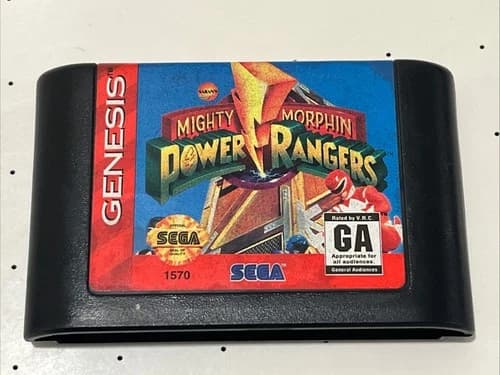 Mighty Morphin Power Rangers Sega Genesis Cartridge Only 1994