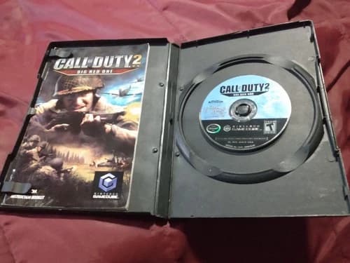 Call of Duty 2: Big Red One (Nintendo GameCube, 2005) Complete W/ Manual Tested