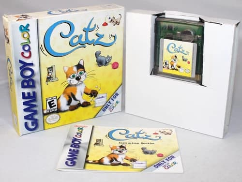 Catz GBC Game Boy Color Complete CIB Authentic! Good Condition! Nice!