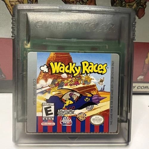 Wacky Races (Nintendo Gameboy Color GBC) Tested - Authentic