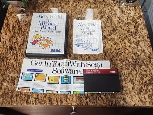 Alex Kidd in Miracle World (SEGA Master System, 1986) CIB