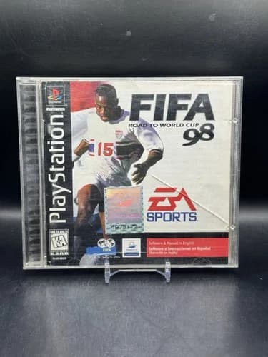 FIFA: Road to World Cup 98 (Sony PlayStation 1, 1997) CIB Tested & Working