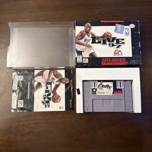 NBA Live 97’ - Super Nintendo SNES - Complete - Tested - Authentic