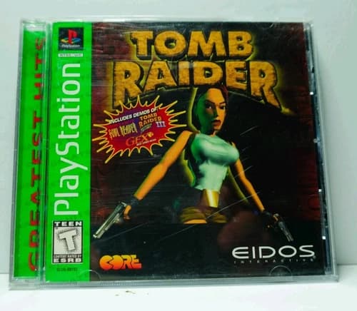 Tomb Raider PS1 Sony PlayStation 1 Greatest Hits CIB w/ Manual Complete