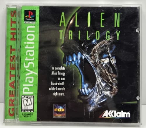 Alien Trilogy Greatest Hits (PlayStation 1 PS1, 1996) CIB Complete Tested