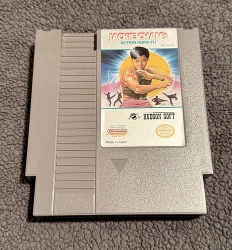 Jackie Chan's Action Kung Fu Nintendo NES minty