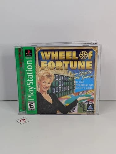Wheel of Fortune (Sony Playstation 1 PS1, 1998) CIB Complete w/ Manual