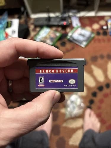 Namco Museum (Nintendo Game Boy Advance, 2001) Galaga, Dig Dug, Ms Pacman Tested