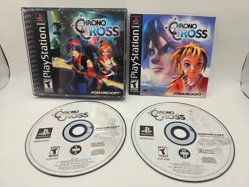 Chrono Cross PS1 PlayStation 1 Complete CIB Black Label w/ Reg Card - Tested