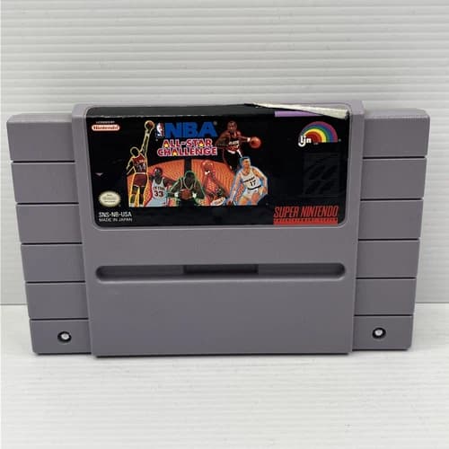 NBA All-Star Challenge Super Nintendo SNES NTSC Game - Cartridge Only!